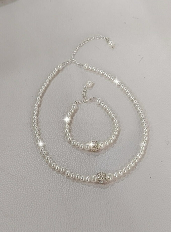 BRACCIALE GIRO PERLE REALIZZATO A MANO