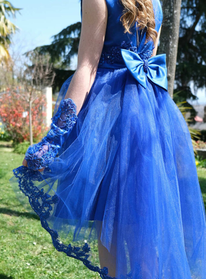 abito bambina kate azzurro