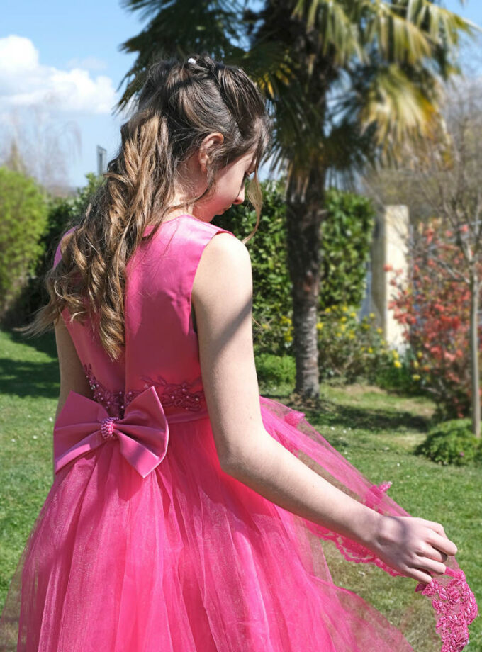 abito bambina kate fucsia