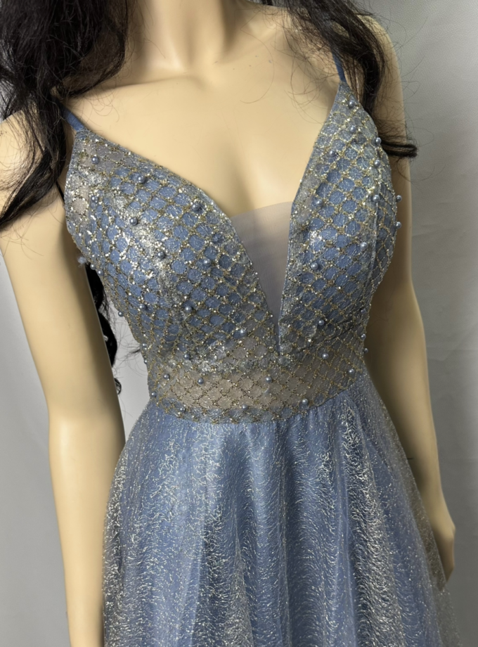 abito polvere lavorazione oro damasco