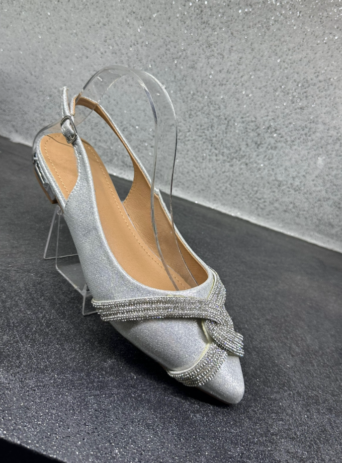 ballerina elegante argento