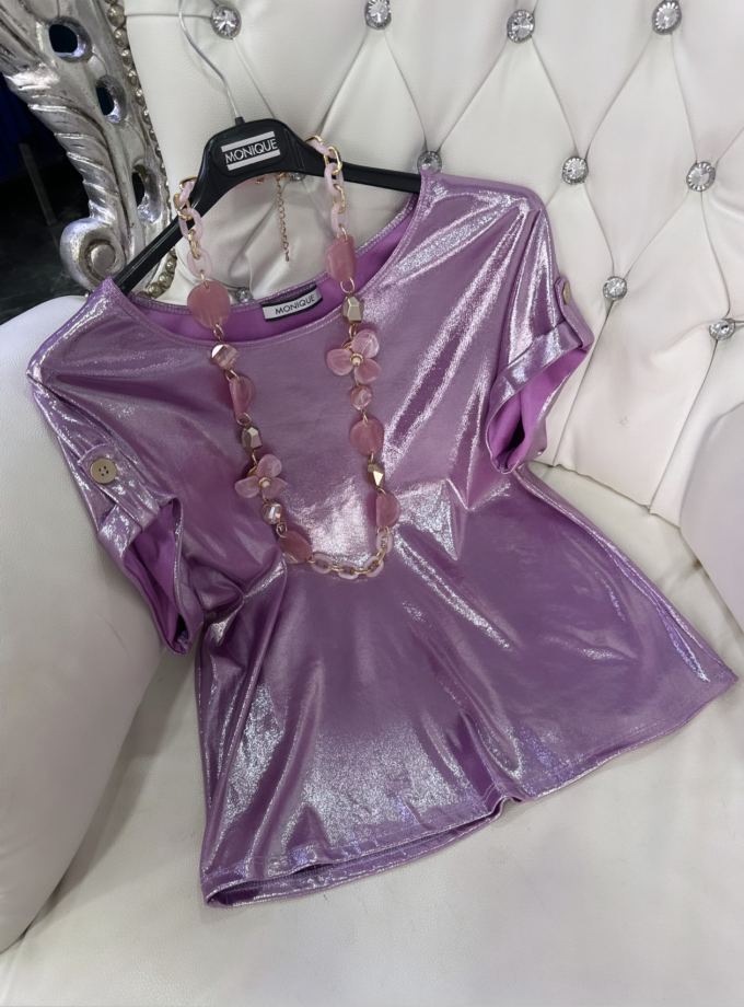 maglia tessuto metal glicine