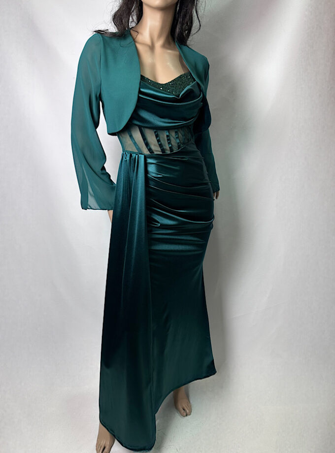 giacchino corto voile verde bosco