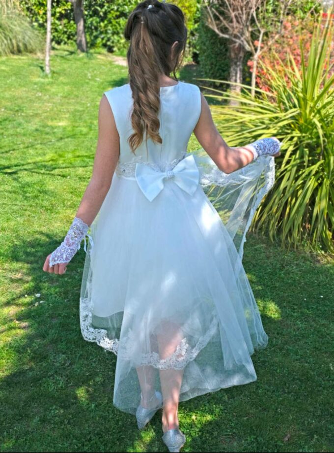 abito bambina kate bianco