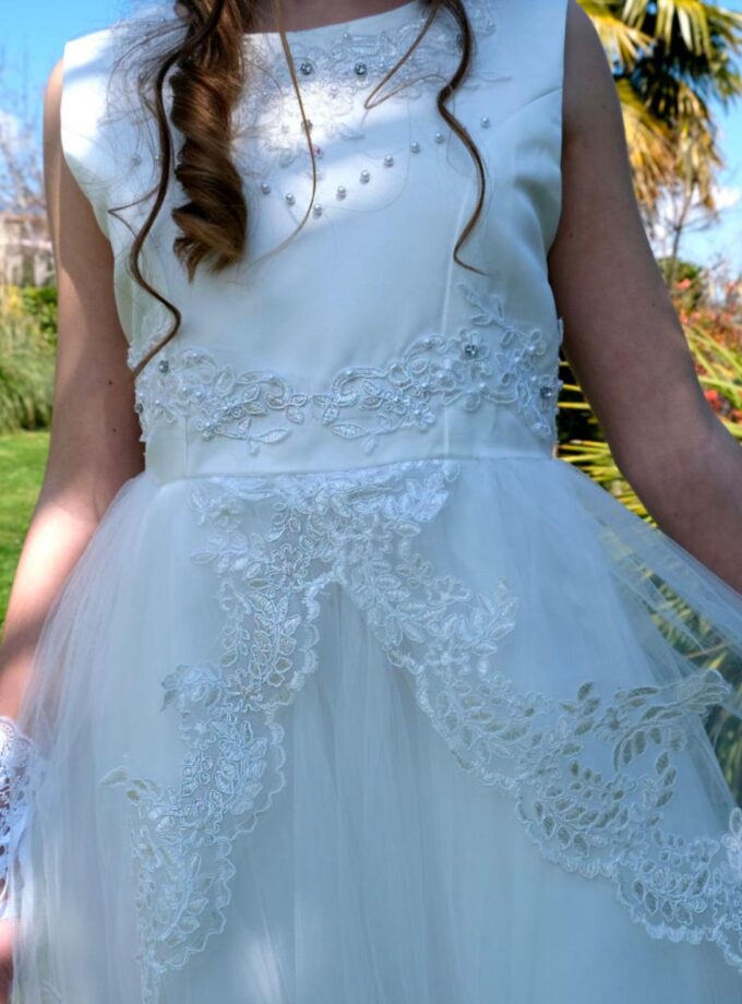 abito bambina kate bianco