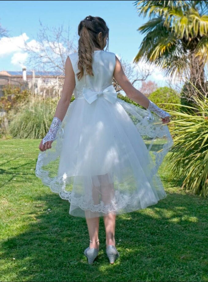 abito bambina kate bianco