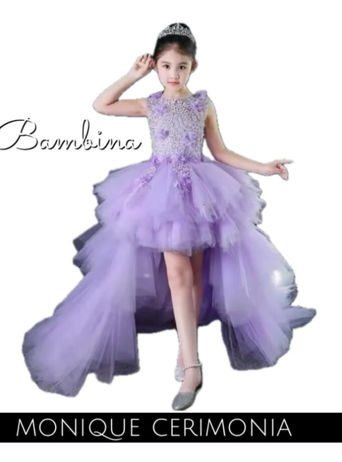 abito bambina diva color lilla